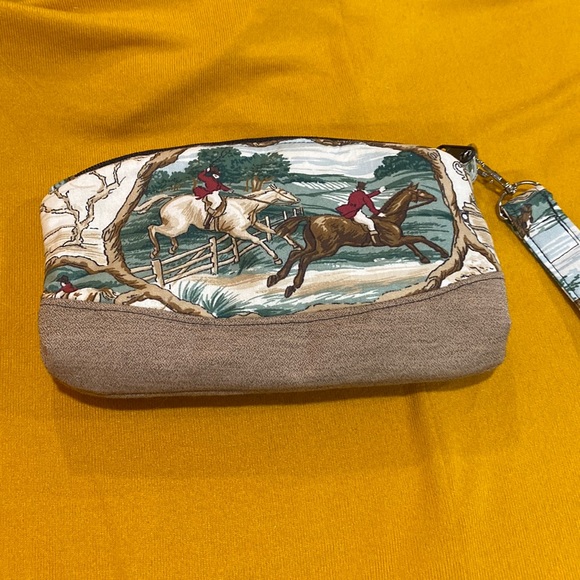Handmade Wristlet Clutch - Picture 2 of 6